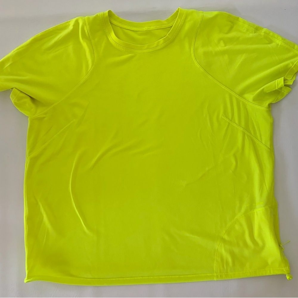 Lululemon Women’s Top Lightweight Cinched Hem Hiking T Shirt size 12 - Picture 9 of 14